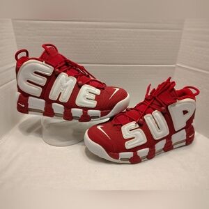 Nike Air More Uptempo X Supreme Red Men # 12 US Size